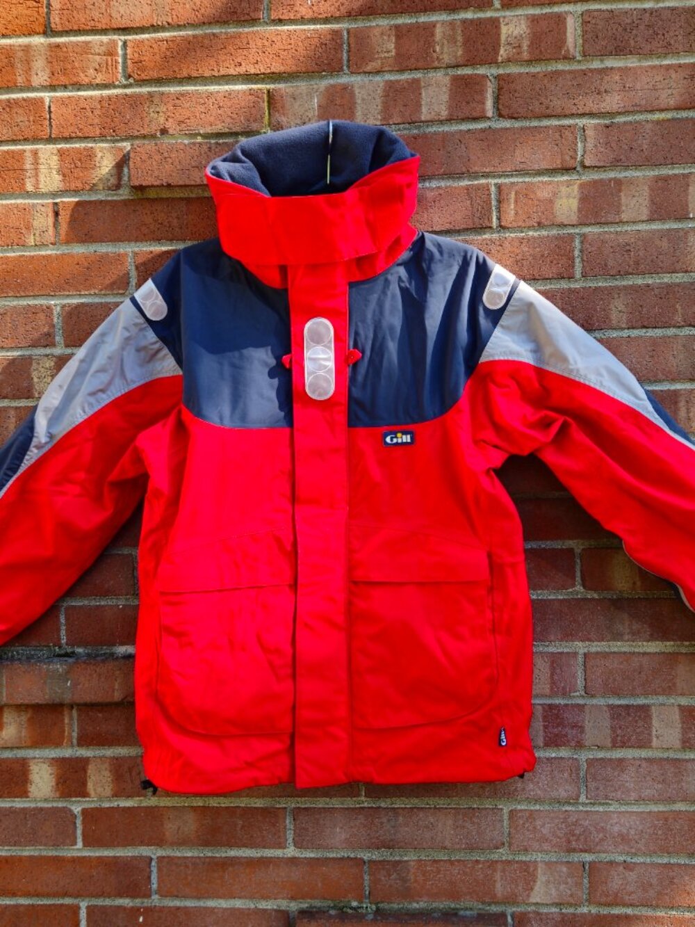 Gill OS2J Key West Offshore Sailing Jacket, Womens Size 8, Red, Excellent